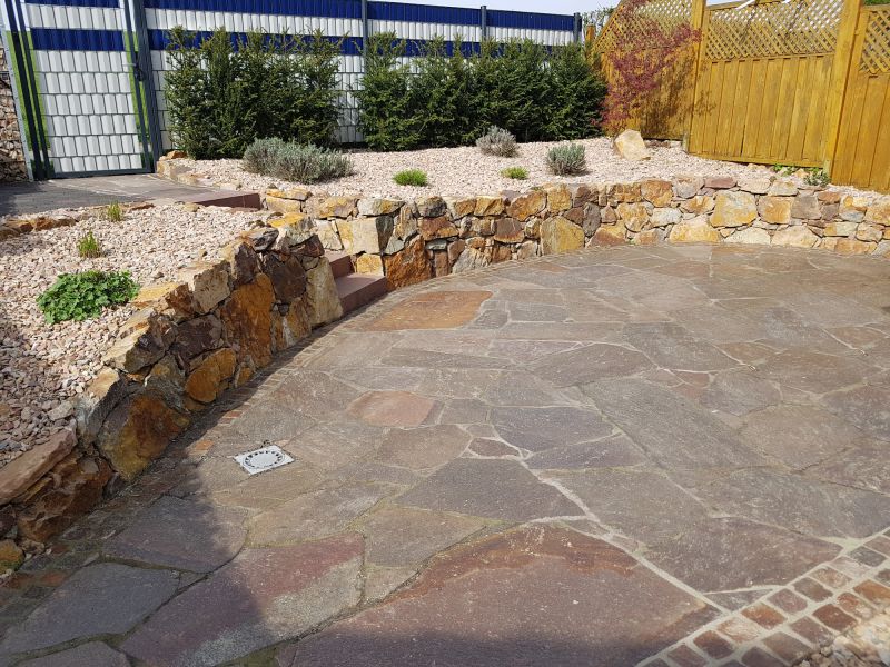 Flagstone Pattern Layout