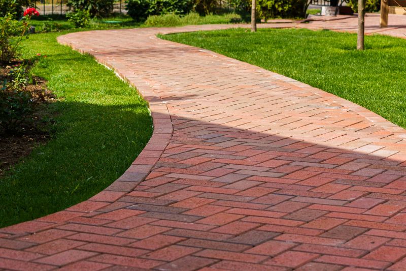 Pathway with Patterned Pavers